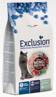 Exclusion Noble Grain Kısırlaştırılmış +7 Tavuk 1.5 kg Kedi Maması kullananlar yorumlar